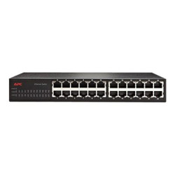 APC 24 Port 10/100 Ethernet Switch - Switch - 24 x 10/100 - montabile su rack - per P/N: AR3106SP, SCL400RMJ1U, SCL500RMI1UC, S