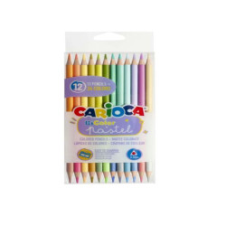 CARIOCA MATITE PASTEL BI-COLOR 12 pz.