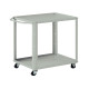 Carrello da lavoro - 2 vasche da 60 x 45 cm - 71 x 45 x 78 cm - grigio - Tecnotelai