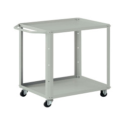 Carrello da lavoro - 2 vasche da 60 x 45 cm - 71 x 45 x 78 cm - grigio - Tecnotelai