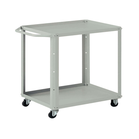 Carrello da lavoro - 2 vasche da 60 x 45 cm - 71 x 45 x 78 cm - grigio - Tecnotelai