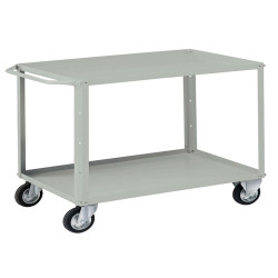Carrello da lavoro - 2 vasche da 93 x 600 cm - 104 x 60 x 86,5 cm - grigio - Tecnotelai