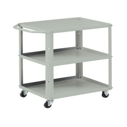 Carrello da lavoro - 3 vasche da 60 x 45 cm - 71 x 45 x 78 cm - grigio - Tecnotelai