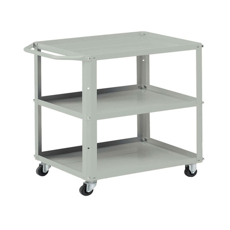 Carrello da lavoro - 3 vasche da 60 x 45 cm - 71 x 45 x 78 cm - grigio - Tecnotelai