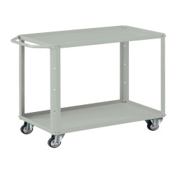 Carrello da lavoro - 3 vasche da 80 x 45 cm - 91 x 45 x 81 cm - grigio - Tecnotelai
