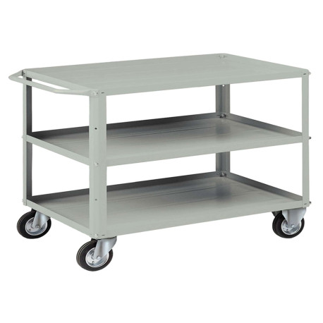 Carrello da lavoro - 3 vasche da 93 x 600 cm - 104 x 60 x 86,5 cm - grigio - Tecnotelai