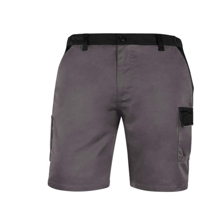 Bermuda da lavoro M1BE2 - taglia XL - twill/poliestere/cotone - grigio - Deltaplus