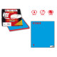 Etichette adesive C/503 - in carta - permanenti - 210 x 297 mm - 1 et/fg - 100 fogli - blu - Markin