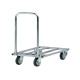 Carrello da lavoro - con manici pieghevoli - 200 kg - zincato - Tecnotelai