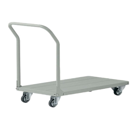 Carrello da lavoro - con manici smontabili e pianale - 150 kg - grigio - Tecnotelai