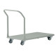 Carrello da lavoro - con manici smontabili e pianale - 300 kg - grigio - Tecnotelai