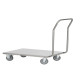 Carrello da lavoro - con pianale - 60 x 90 x 97cm - acciaio inox AISI 304 - grigio - Tecnotelai