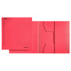 Cartellina 3 lembi - 430 gr - 24,3 x 34 cm - rosso - Leitz