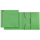 Cartellina 3 lembi - 430 gr - 24,3 x 34 cm - verde - Leitz