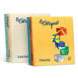 Cartotecnica FaviniLE CIRQUE A4 160GR 250 FOGLI - COLORI TENUI e FORTI