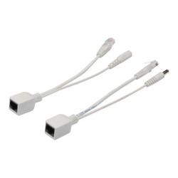 DIGITUS Passive PoE cable kit DN-95001 - Kit cavo power over ethernet (PoE) - jack da 5,5 mm CC - CAT 5e