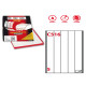 Etichette adesive C/516 - in carta - permanenti - 40 x 297 mm - 5 et/fg - 100 fogli - bianco - Markin