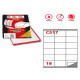 Etichette adesive C/517 - in carta - permanenti - 70 x 48 mm - 18 et/fg - 100 fogli - bianco - Markin