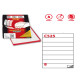 Etichette adesive C/525 - in carta - permanenti - 210 x 37,12 mm - 8 et/fg - 100 fogli - bianco - Markin