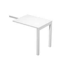 Allungo Agorà - DX/SX - 80 x 60 x 72,5 cm - melaminico - bianco - Artexport