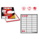 Etichette adesive C/537 - in carta - permanenti - 67 x 10 mm - 84 et/fg - 100 fogli - bianco - Markin