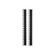 APC - Pannello di gestione cavi rack - nero - 42U (pacchetto di 2) - per P/N: AR9300SP, AR9300SP-R, SMX3000HVTUS, SMX3000LVUS, 