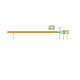 CAVO U/UTP CAT.6 CCA ARANCIO 305M