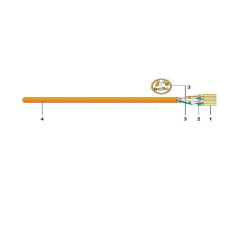 CAVO U/UTP CAT.6 CCA ARANCIO 305M