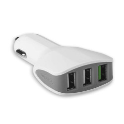 Celly - CC3USBTURBO - 3 USB-A Car Charger 22W