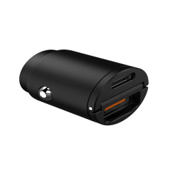 Celly - CCMINIUSBUSBC - USB-A  USB-C Mini Car Charger 30W PRO POWER