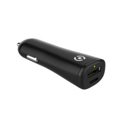 Celly - GRSCCUSBUSBC - USB-AUSB-C Car Charger 32W - 100% Recycled Plastic PLANET COLLECTION