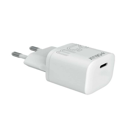 Celly - UCTC1USBC25W - Ultra Compact Wall Charger 25W ULTRA COMPACT