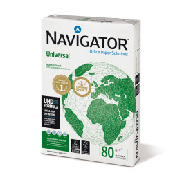Carta Universal - A4 - 80 gr - bianco - Navigator - conf. 500 fogli (ordine drop max 25 risme)