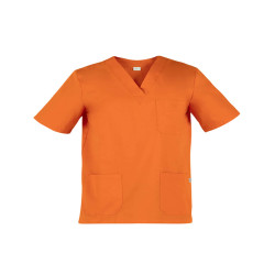 Casacca Jason - unisex - manica corta - taglia M - arancio - Giblor's