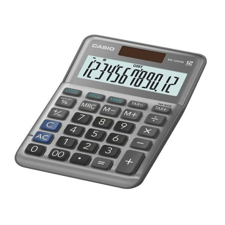 Casio - CALCOLATRICE DA TAVOLO MS-120FM-WA-EP