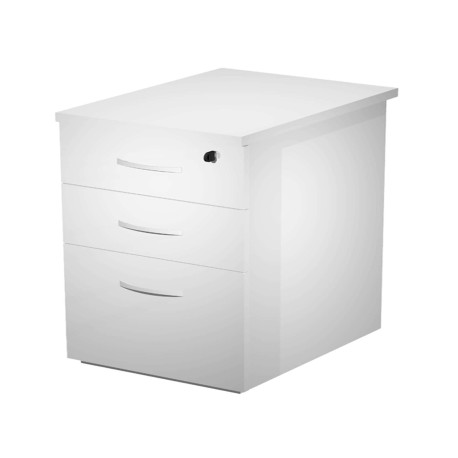 Cassettiera alta Agorà Compact - 3 cassetti - 44 x 60 x 73 cm - bianco