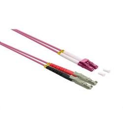 CAVO FIBRA 50/125 m OM4 LSH/LC UPC Polish LSOH COLORE VIOLA MT. 5