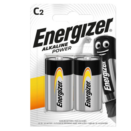 Pila mezzatorcia - C - LR14 - Power - alcaline - Energizer - blister 2 pezzi