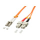 CAVO FIBRA OTTICA DUPLEX LC/SC 1M