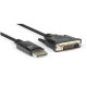 Cavo Monitor Video 1080p da DP Displayport M a DVI M 180 cm