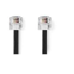 CAVO PATCH RJ11 2METRI NERO