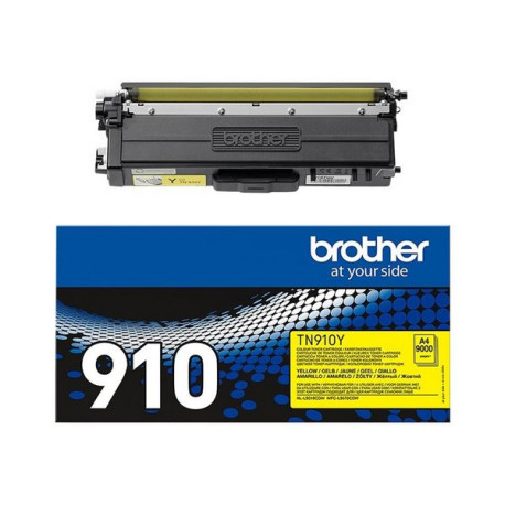Brother TN910Y - Ultra Jumbo - giallo - originale - cartuccia toner - per Brother HL-L9300, HL-L9310, MFC-L9570