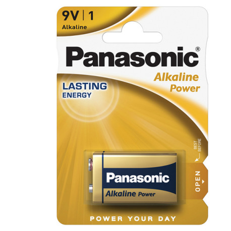 Pila Transistor - 9V - Alkaline Power - Panasonic - blister 1 pezzo