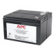 APC Replacement Battery Cartridge -113 - Batteria UPS - 1 batteria x - Piombo - nero - per Back-UPS RS 1100