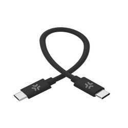 Celly USBCUSBCCOT30 - USB-C to USB-C Cotton Braided Cable 30cm POWER DELIVERY