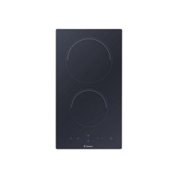 Candy CID 30/G3 - Piano cottura a induzione - 2 piastre - Nicchia - larghezza: 27.2 cm - prof. 50.4 cm - nero