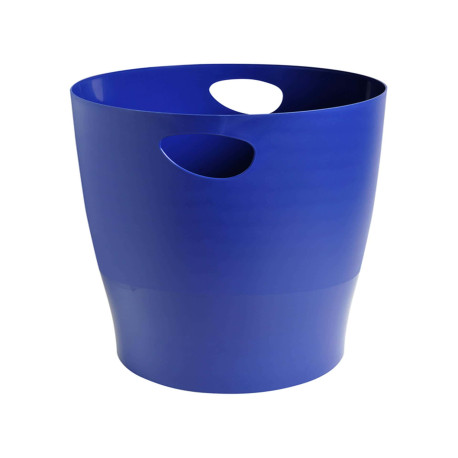 Cestino gettacarte Ecobin Bee Blue - 15 L - blu navy - Exacompta