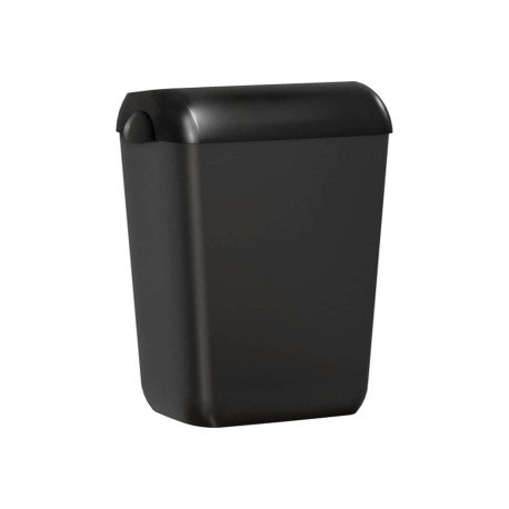 Cestino gettacarte Skin - con coperchio - 54,5 x 22,5 x 33,5 cm - 23 L - nero Carbon - Mar Plast