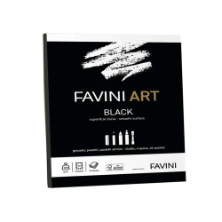 Album collato Black - A4 - 320 gr - 10 fogli - Favini Art