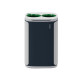 Cestino gettacarte Wastee - per raccolta differenziata - 60 L - Verde/vetro - Kobra